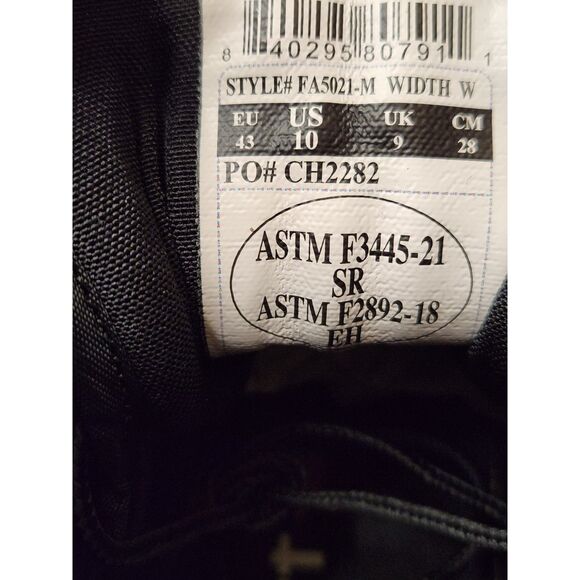 Carhartt Force Sneaker Boot Men’s 10W Black – Lightweight & Slip-Resistant - Picture 9 of 12